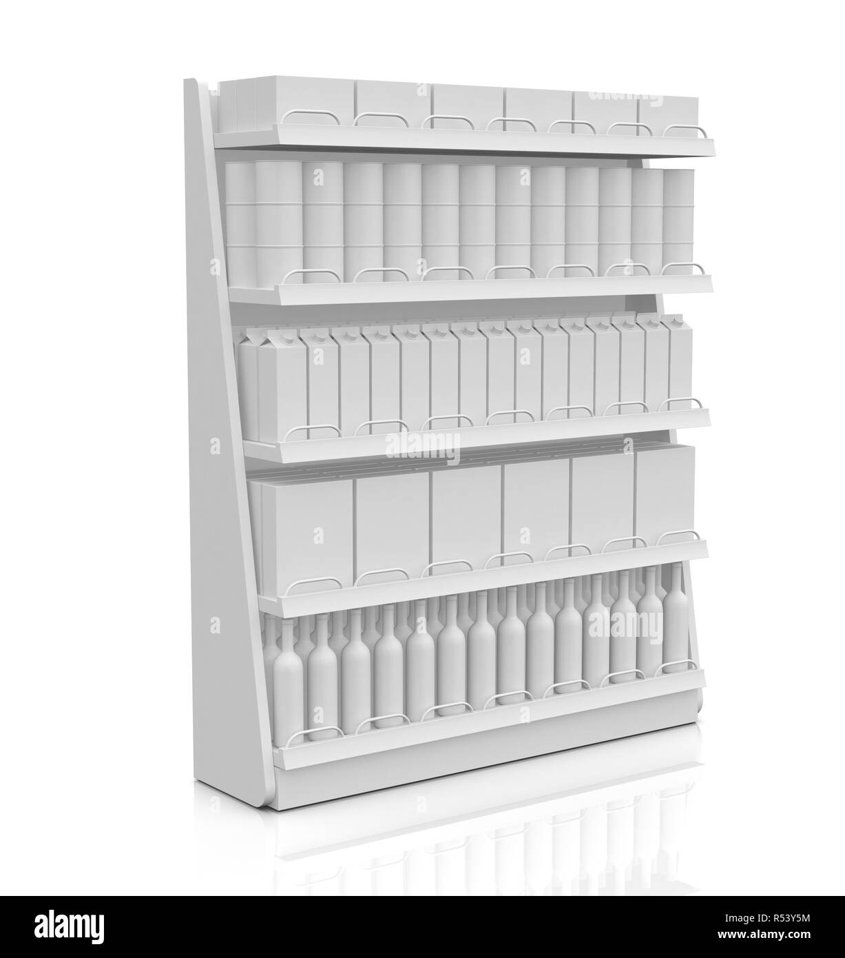 shelf with products Stock Photo Alamy