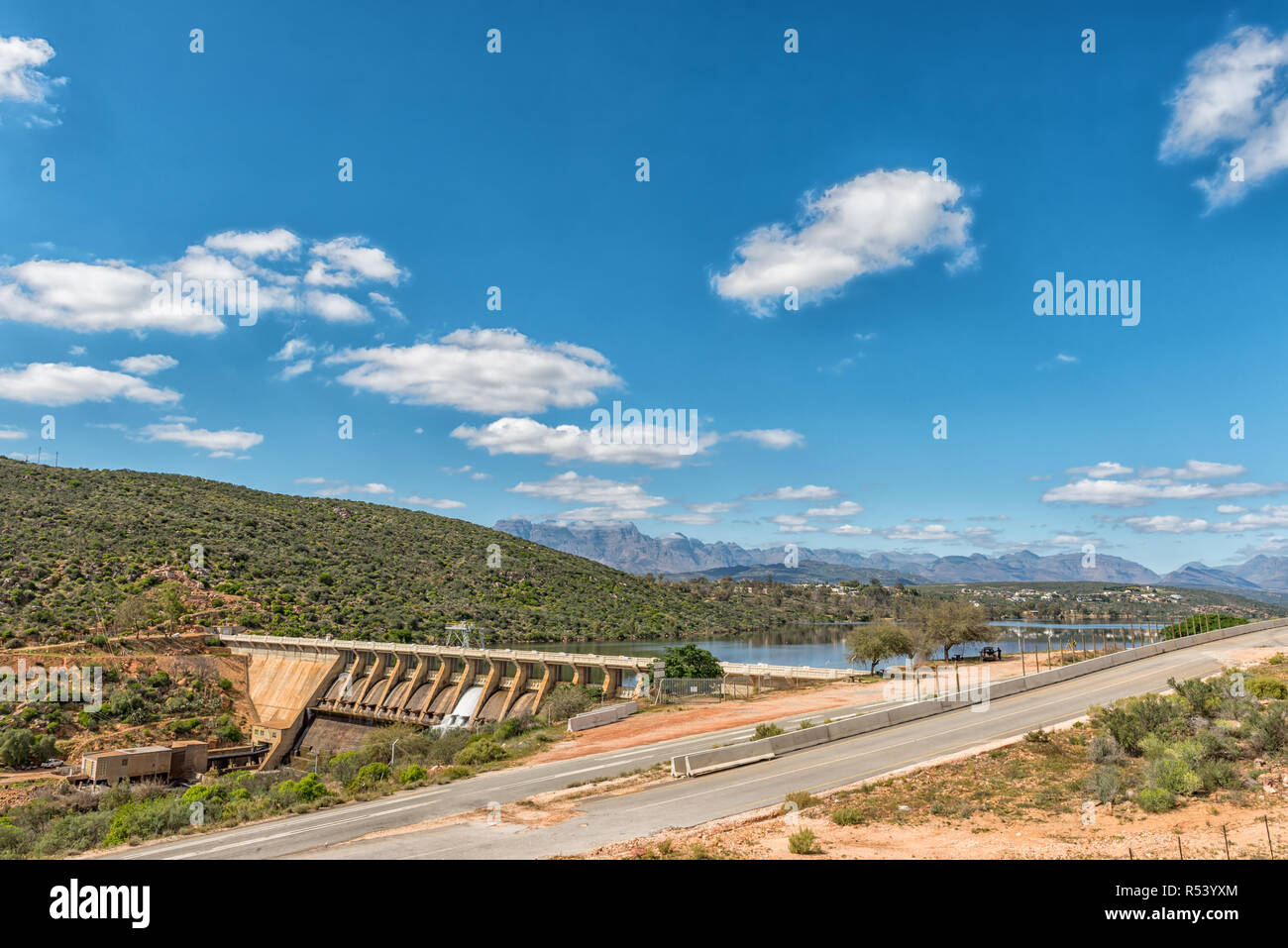 The Clanwilliam Dam near Clanwilliam in the Western Cape Province Stock