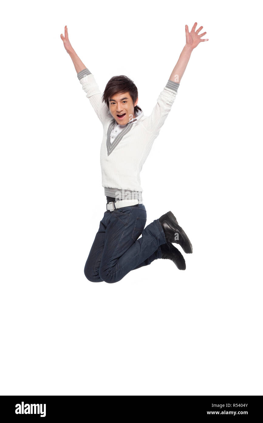 Young chinese persons cheering hi-res stock photography and images - Alamy
