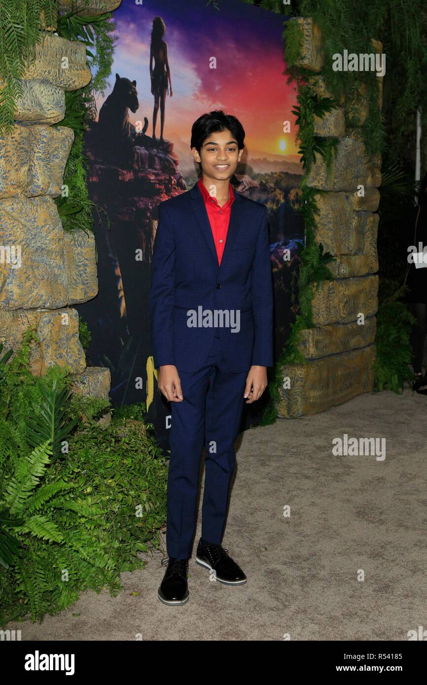 Los Angeles Ca Usa 28th Nov 18 Rohan Chand At Arrivals For Mowgli Legend Of The Jungle Premiere Arclight Hollywood Los Angeles Ca November 28 18 Credit Priscilla Grant Everett Collection Alamy Live News