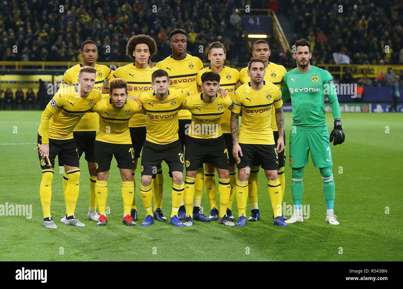 Dortmund, Deutschland. 28th Nov, 2018. firo: 28.11.2018, football, Champions  League, season 2018/2019, group stage,