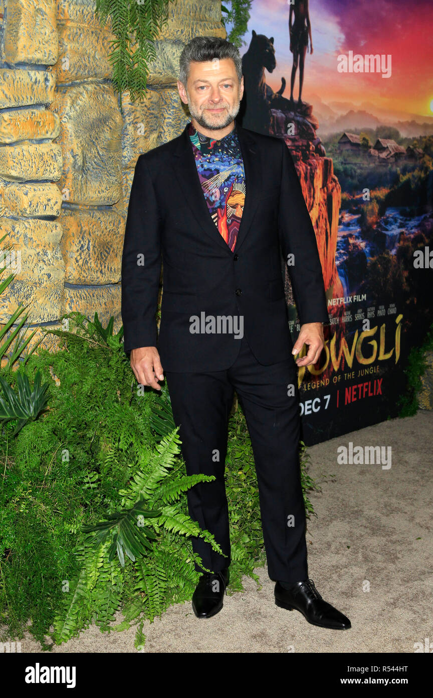 Los Angeles, USA. 28th Nov 2018. Andy Serkis attending the Netflix 'Mowgli: Legend Of The Jungle' at ArcLight Hollywood on November 28, 2018 in Los Angeles, California. Credit: Geisler-Fotopress GmbH/Alamy Live News Stock Photo