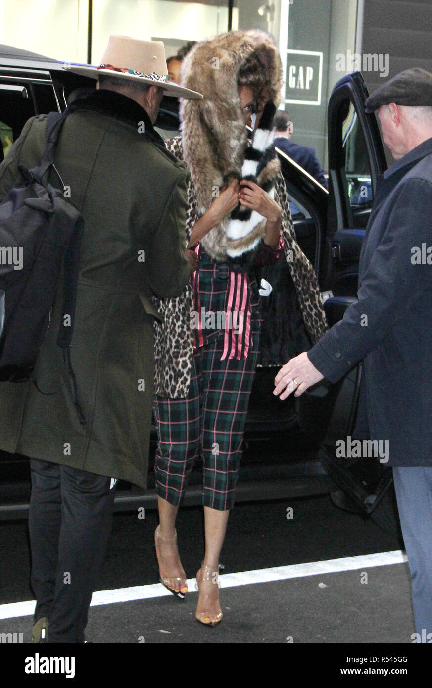 New York, NY, USA. 29th Nov, 2018. Tyra Banks seen at Good Morning America promoting her new movie Life-Size 2: A Christmas Eve on November 29, 2018 in New York City. Credit: Rw/Media Punch/Alamy Live News Stock Photo
