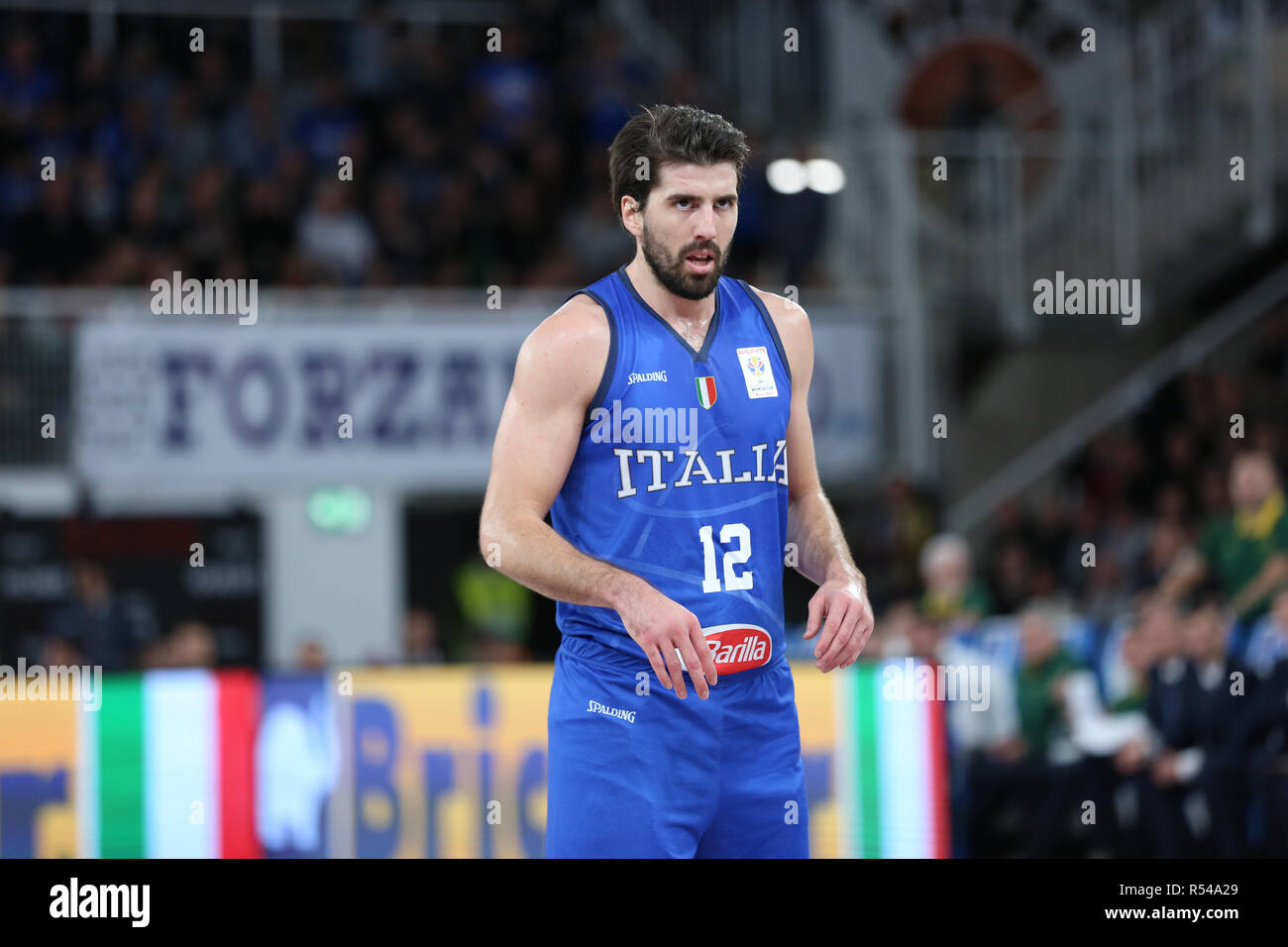 Brescia, Italy. 29th Nov, 2018. FIBA Basketball World Cup Qualifiers: Italy v Lithuania, Brescia, Italy. Ariel Filloy for Italy Credit: Mickael Chavet/Alamy Live News Stock Photo