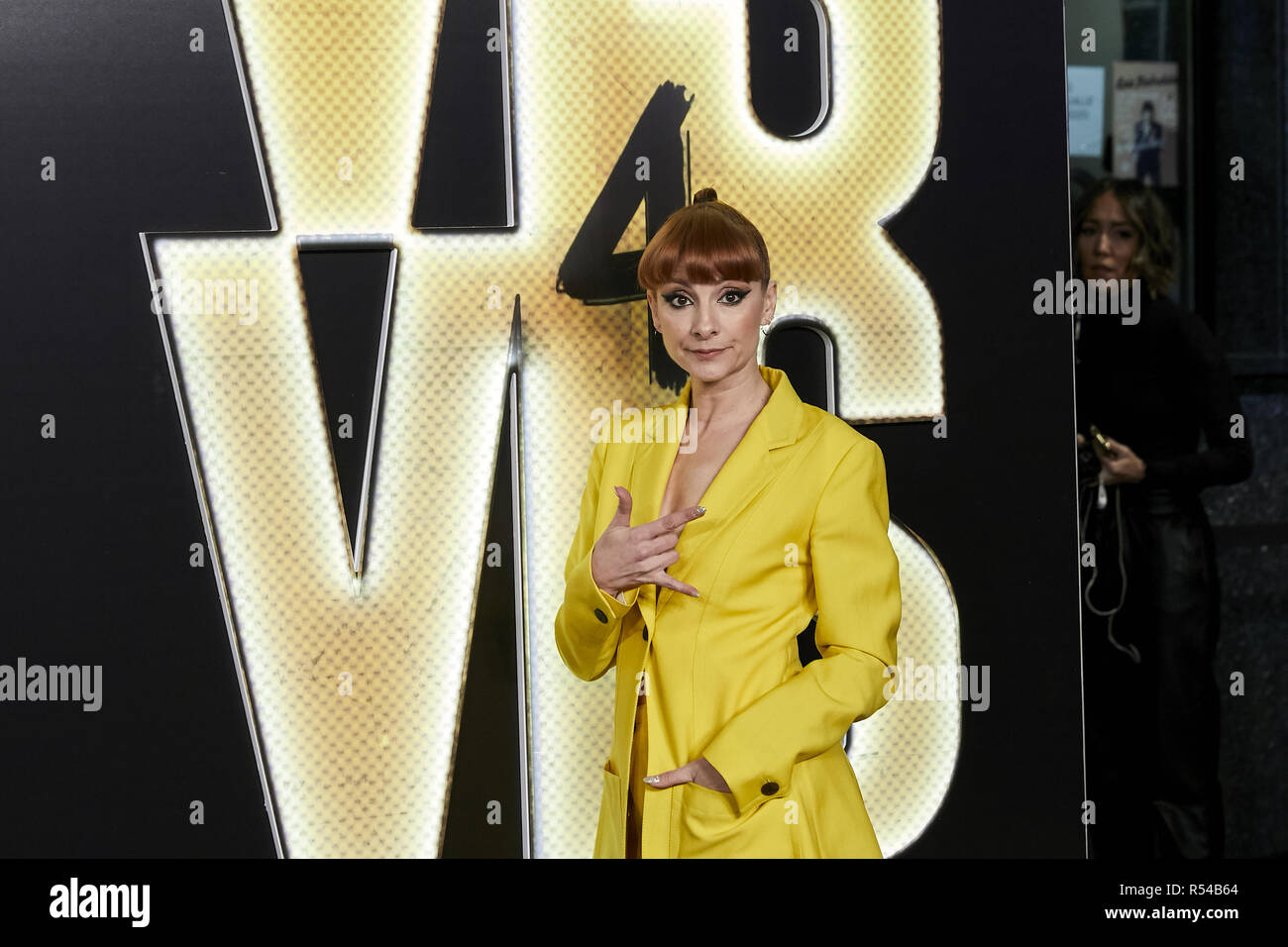 Madrid, Spain. 29th Nov, 2018. Najwa Nimri attends to Vis a Vis season