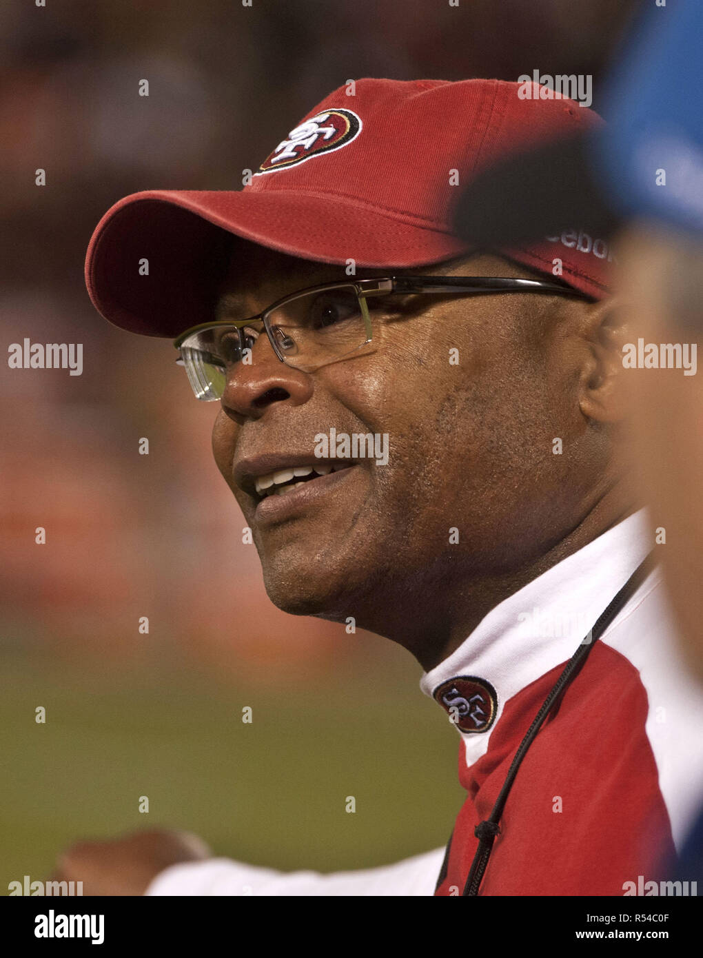 San Francisco, California, USA. 20th Sep, 2010. 49ers head coach Mike Singletary on Monday, September 20, 2010 at Candlestick Park, San Francisco, California. Saints defeated the 49ers 25-22. Credit: Al Golub/ZUMA Wire/Alamy Live News Stock Photo