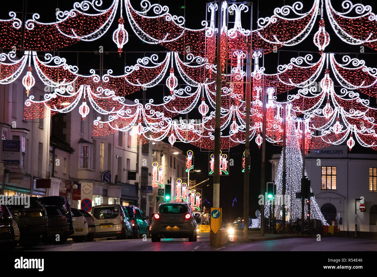 Christmas lights in bridge street hi-res stock photography and images -  Alamy