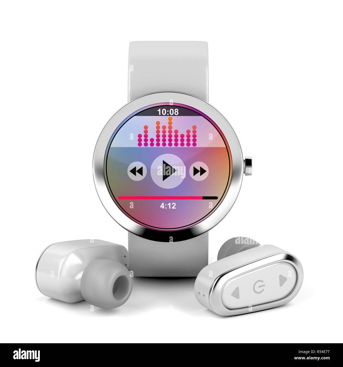 smartwatch with wireless headphones