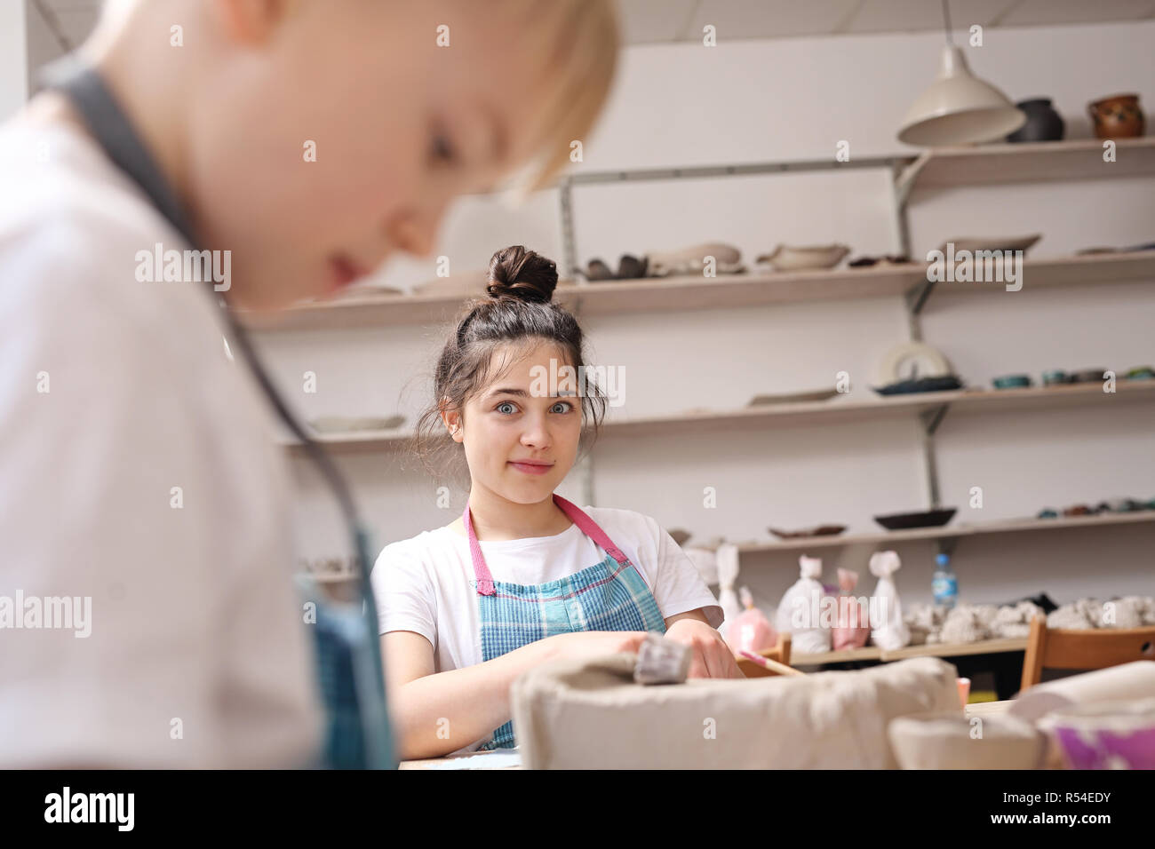 ceramic for children. creative classes for children. ceramics