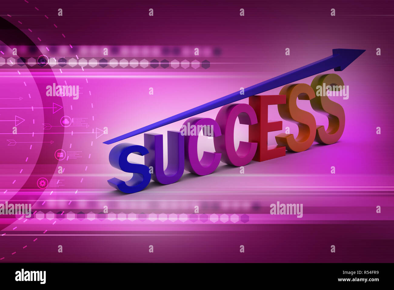 Business success graph Stock Photo - Alamy