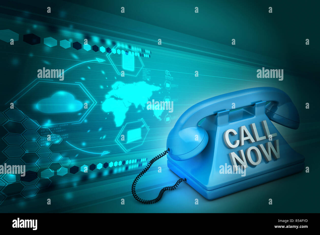 Call now concept Stock Photo Alamy