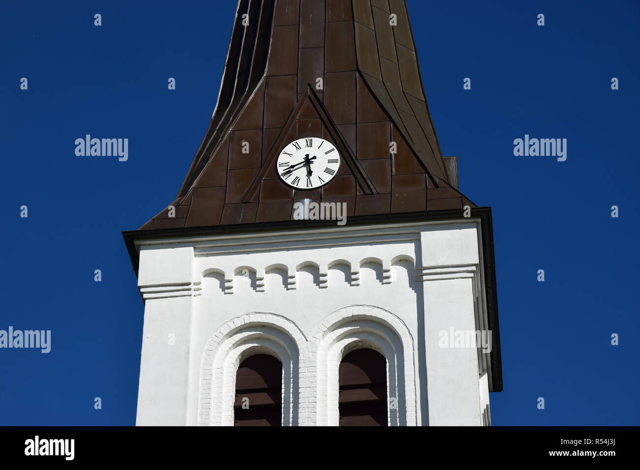 church tower lohe Stock Photo
