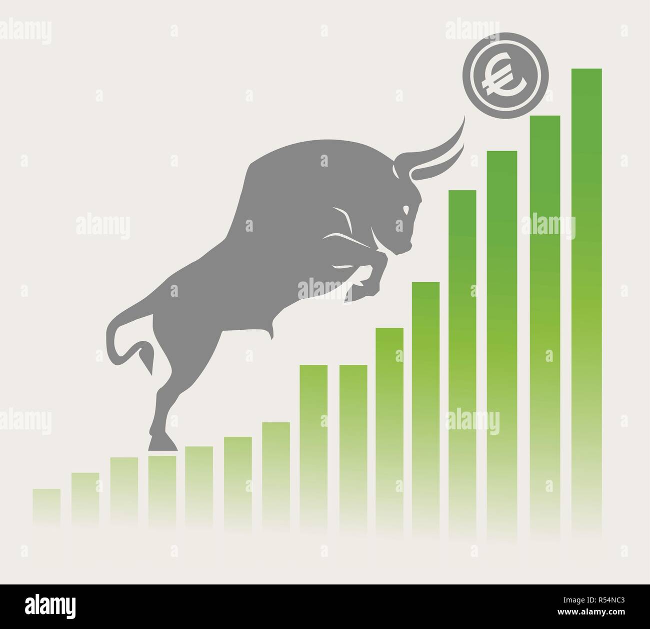 Europe on bull Stock Vector Images - Alamy