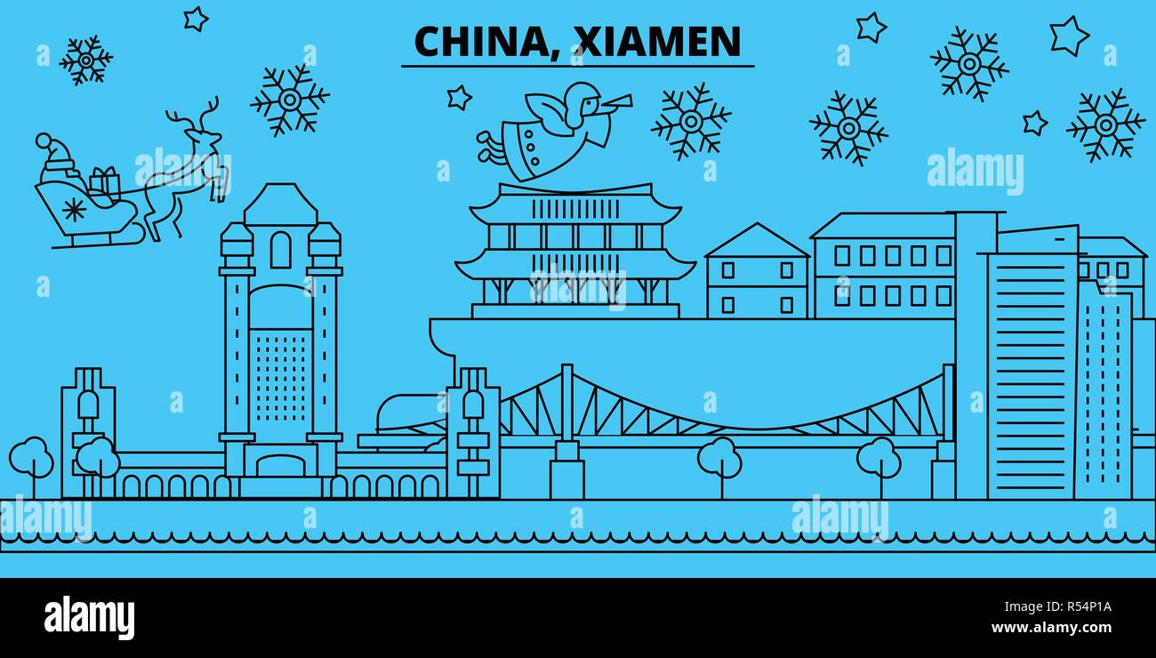 Xiamen christmas Stock Vector Images Alamy