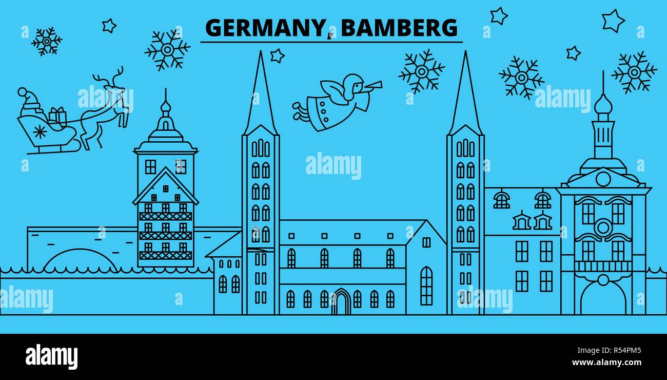 Bamberg christmas Stock Vector Images - Alamy