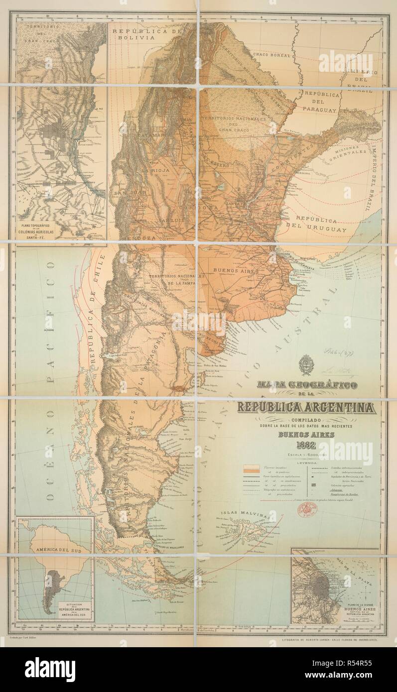 Buenos Ayres Midland Railway route map Ferrocarril Midland de Buenos Aires  c1908