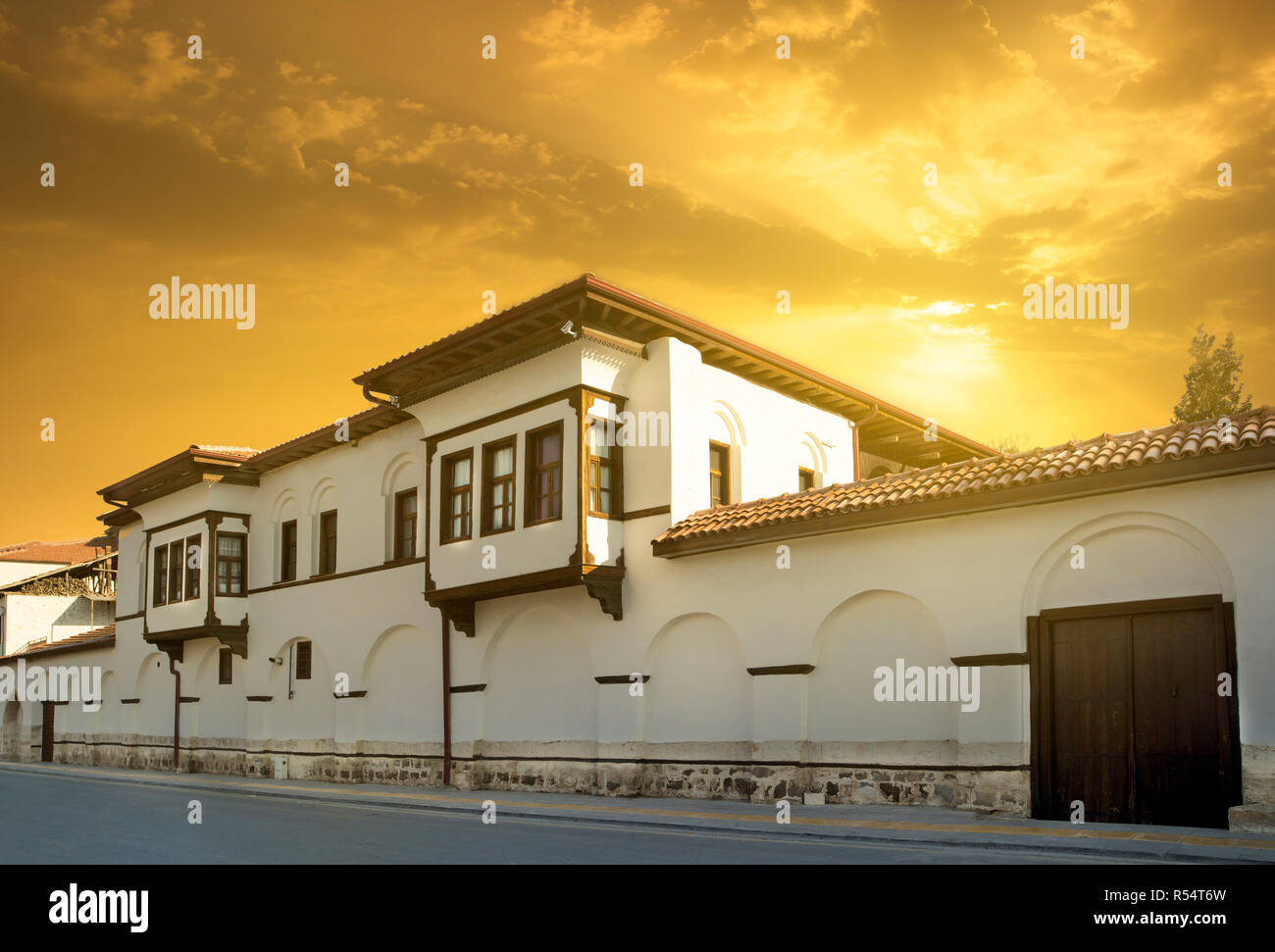 Malatya historical houses at sunrise, Battalgazi , Malatya , Turkey Stock Photo