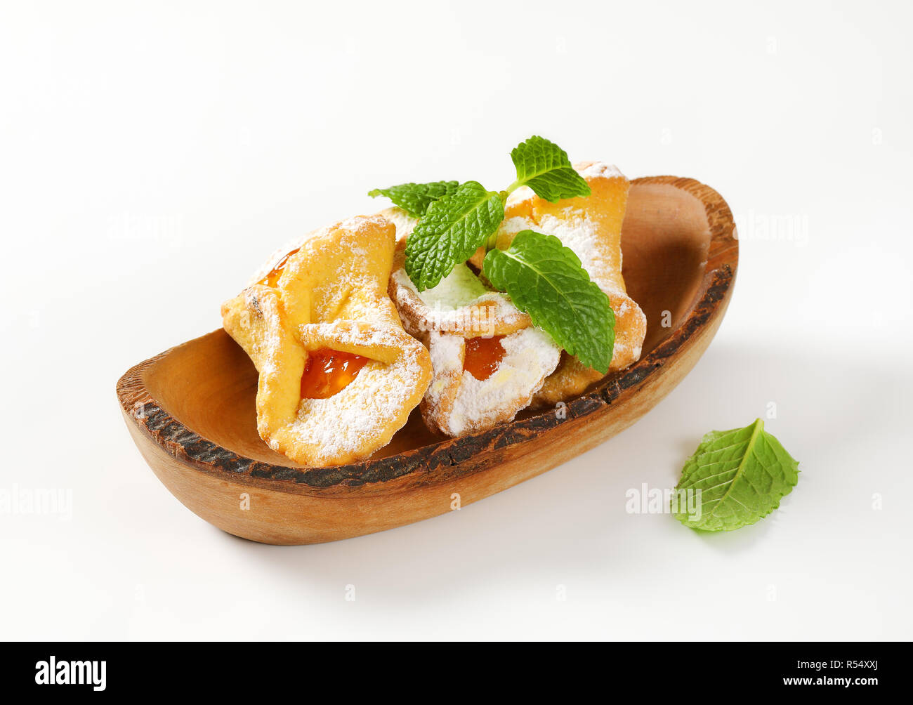 apricot jam filled cookies Stock Photo Alamy