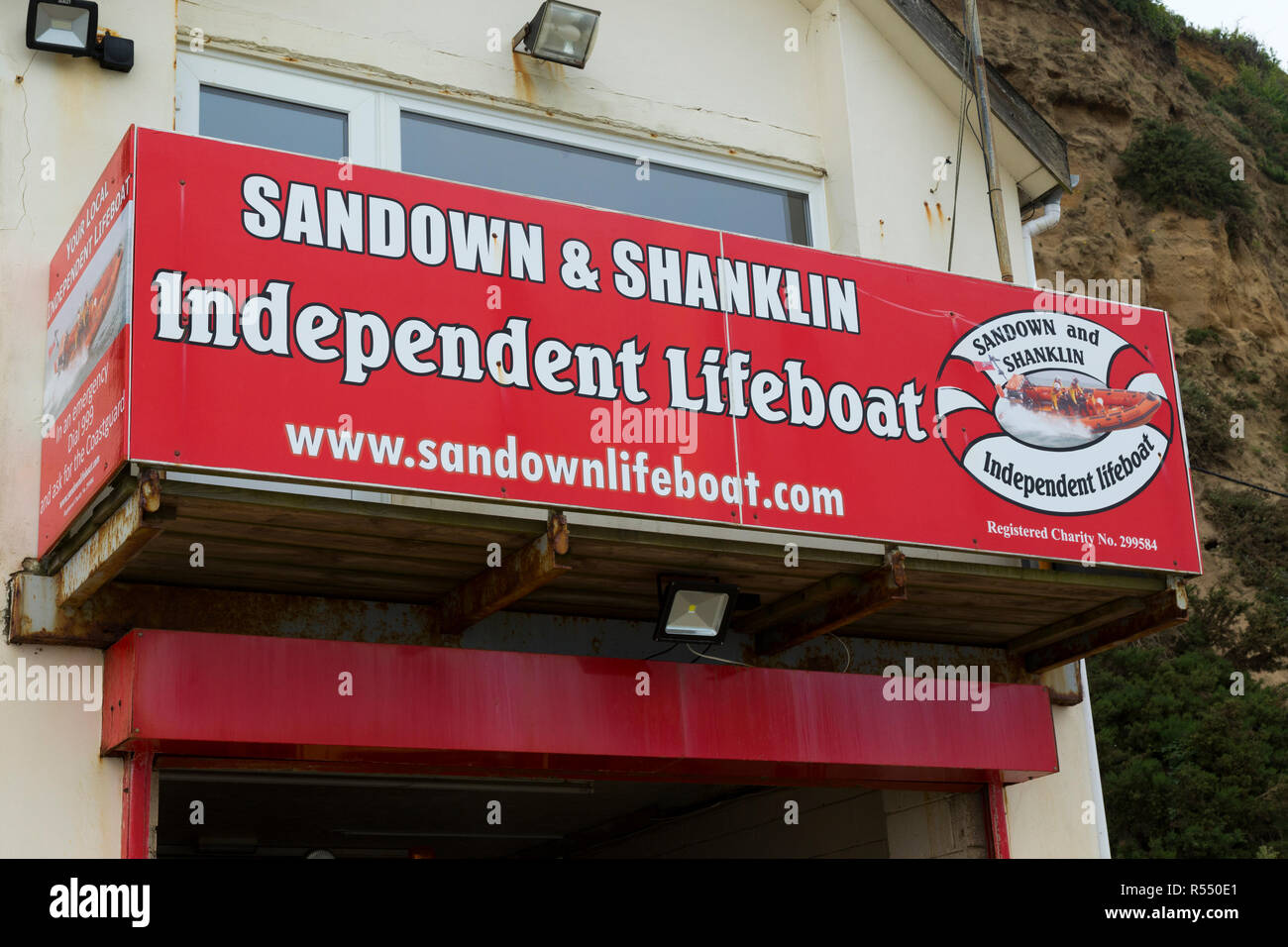 Sandown and Shanklin Independent lifeboat station at Sandown on the