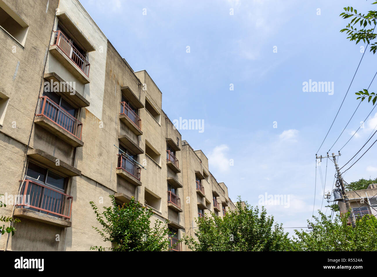 Nakano Ekimae Jutaku, housing complex; Nakano, Tokyo, Japan Stock Photo