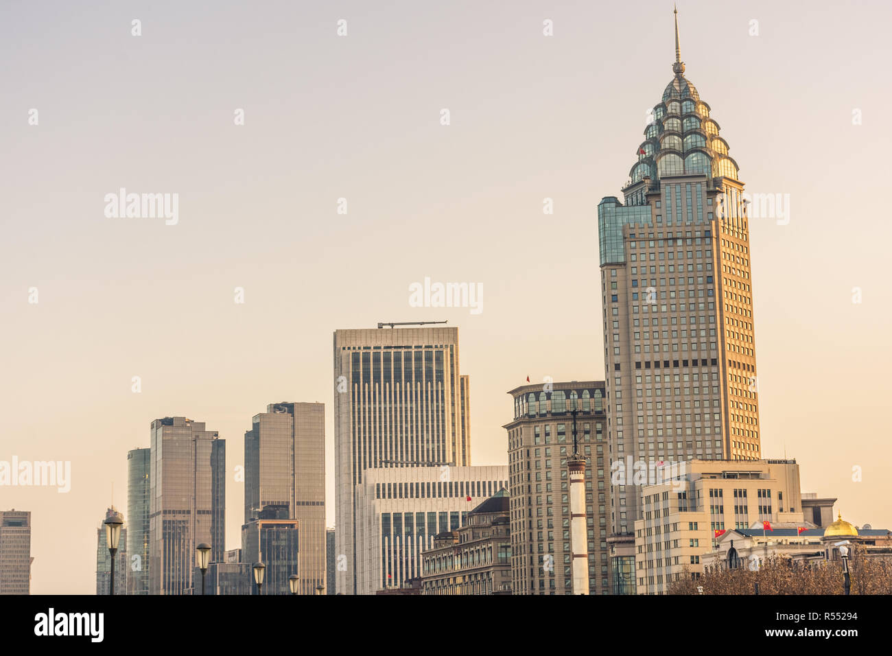 Shanghai street view night skyscrapers hi-res stock photography and ...