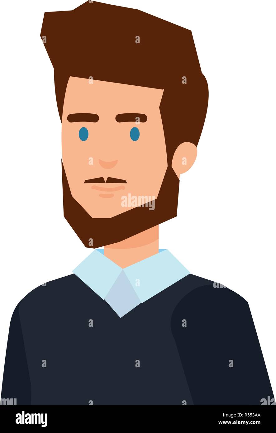 elegant businessman avatar character Stock Vector Image & Art - Alamy