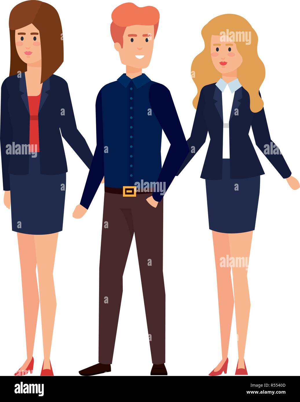elegant business people avatars characters Stock Vector Image & Art - Alamy