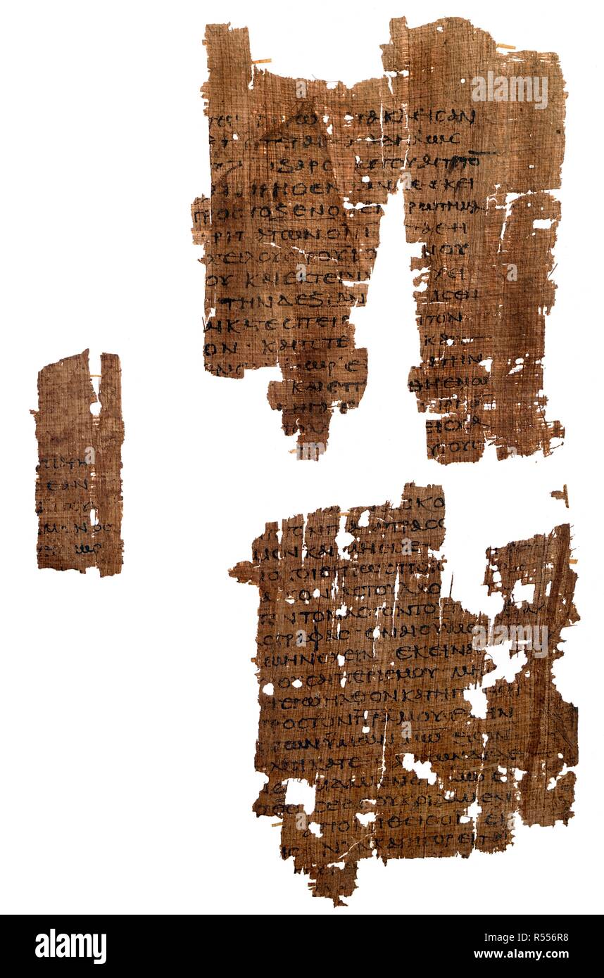 New Gospel Fragments The New Gospel Fragments Egerton Gospel Egypt 100 150 A D Whole Frame Three Fragments Of The So Called Unknown Gospel The Text Appears To Be An Very Early Elaboration Of The Gospel