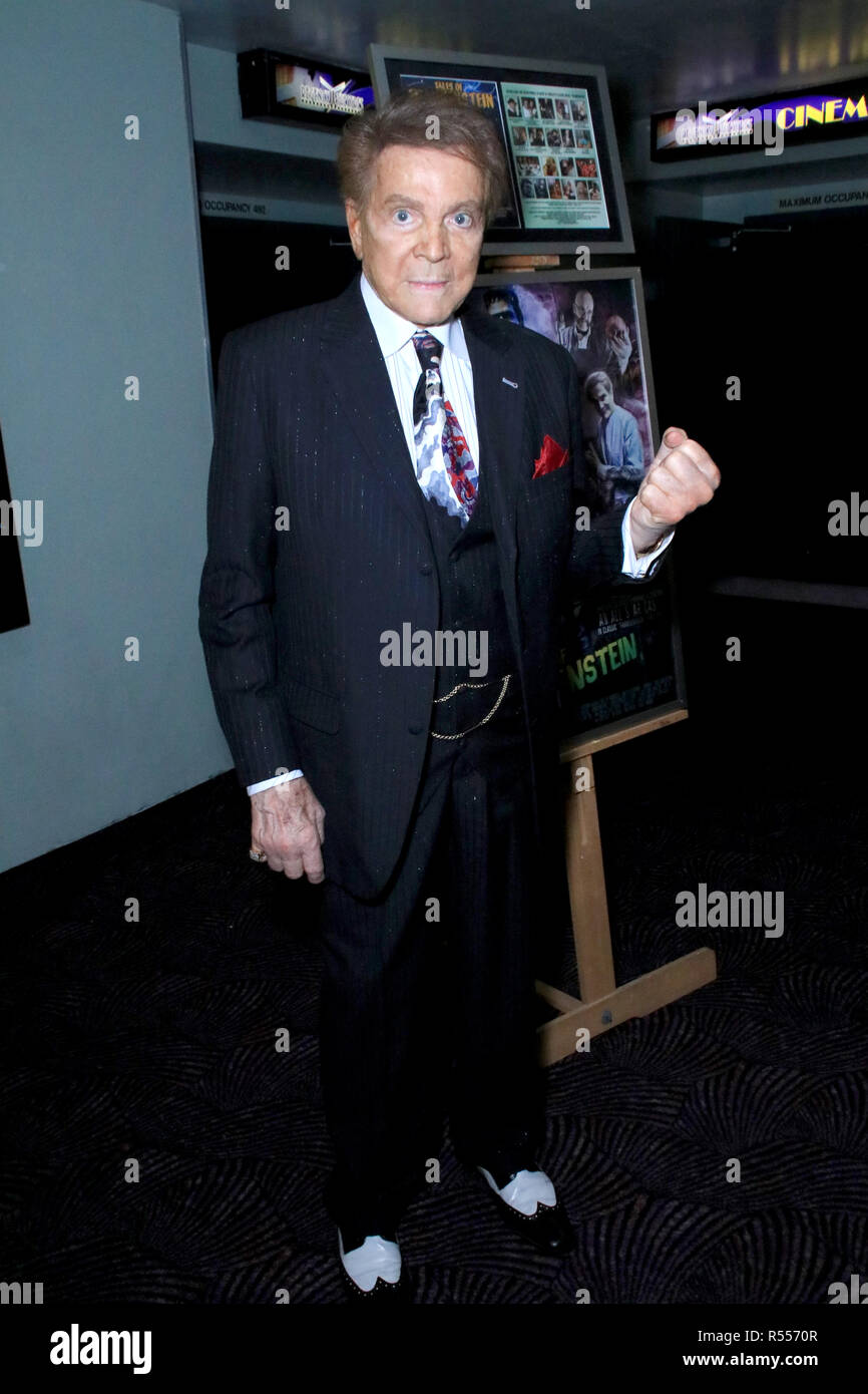 Screening of 'Tales of Frankenstein' at the Regency Valley Plaza 6 in Los Angeles, California.  Featuring: Mel Novak Where: Los Angeles, California, United States When: 24 Oct 2018 Credit: WENN.com Stock Photo