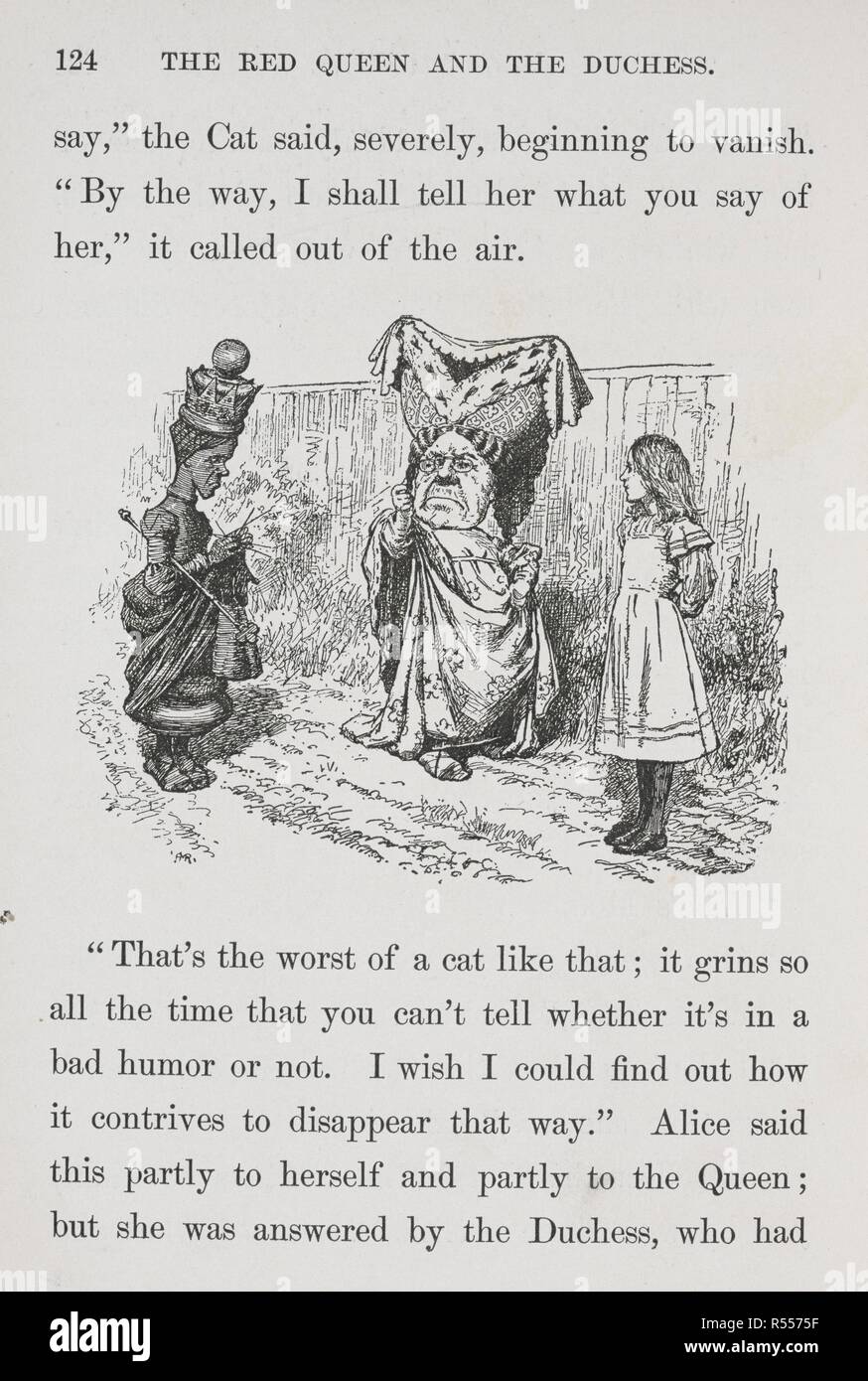 The Red Queen The Duchess And Alice A New Alice In The Old Wonderland A Continuation Of Alice In Wonderland And A œthrough The Looking Glass By Lewis Carroll The Preface Signed A M R