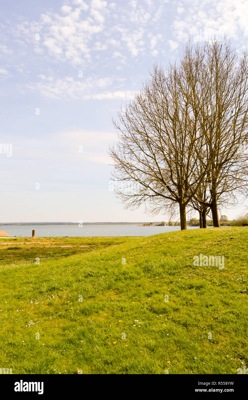 View of the lake of madine Stock Photo - Alamy