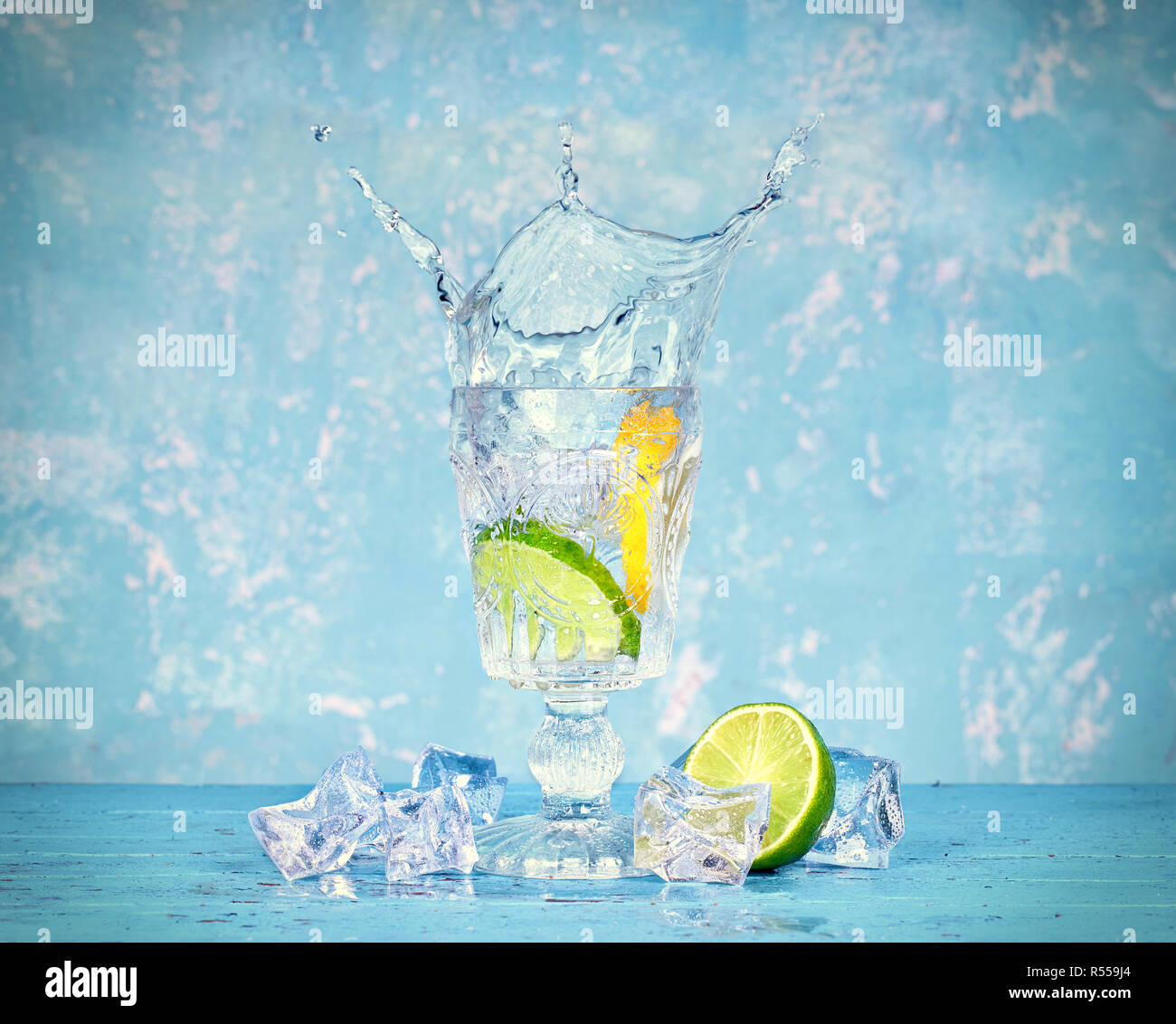 refreshing water Stock Photo