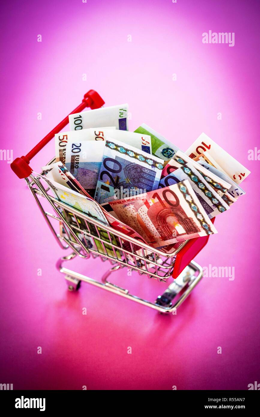 Conceptual image of purchasing power. Stock Photo