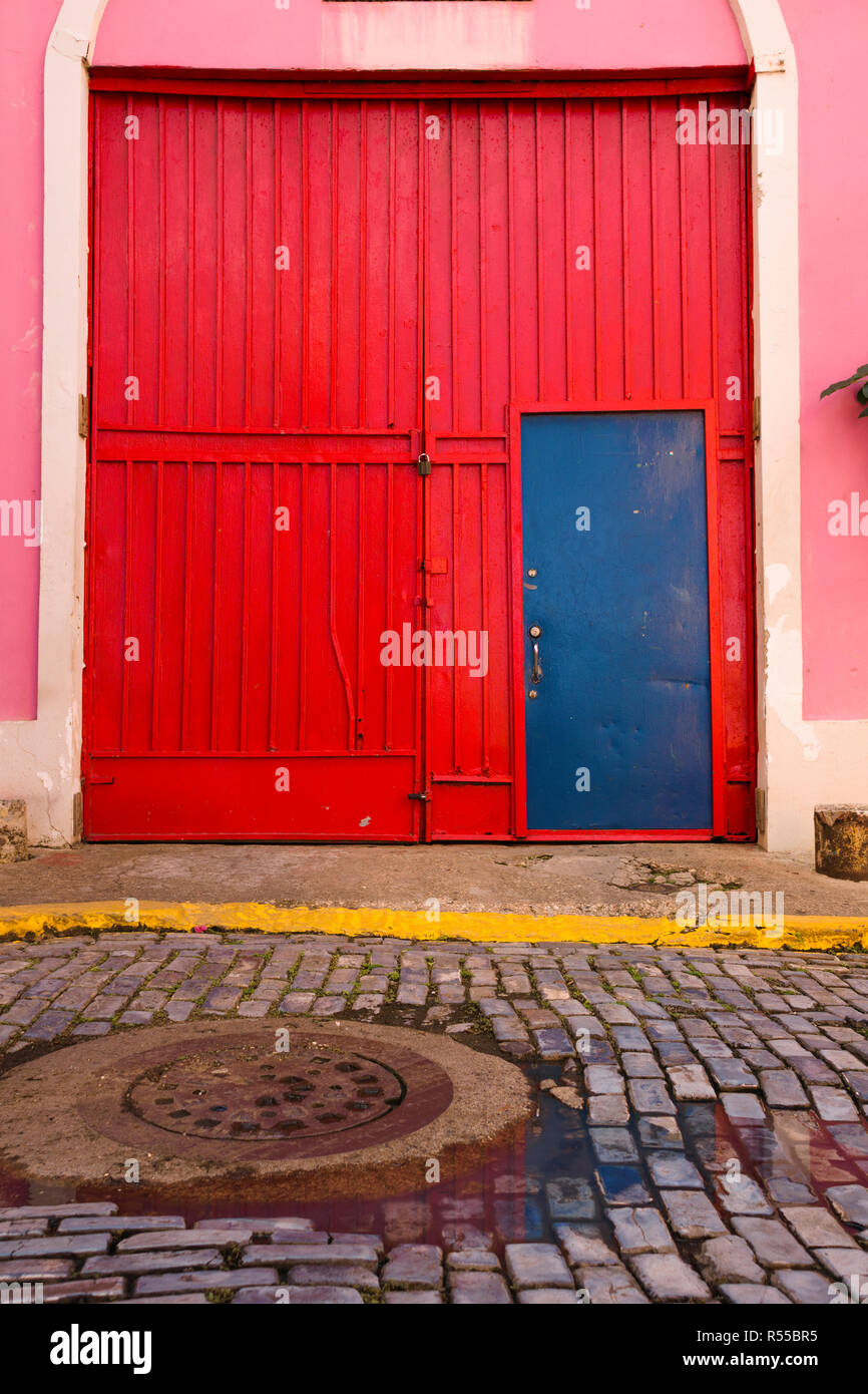 Colorful Doorways And Walls Are A Staple In The Historic City