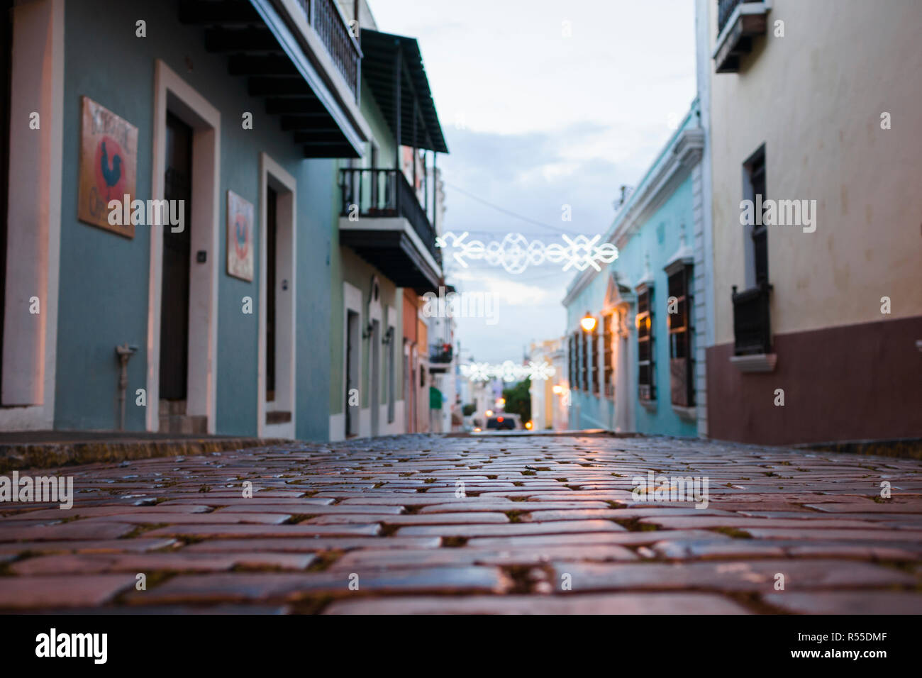 Colorful doorways and walls are a staple in the historic city center of Old San Juan on the