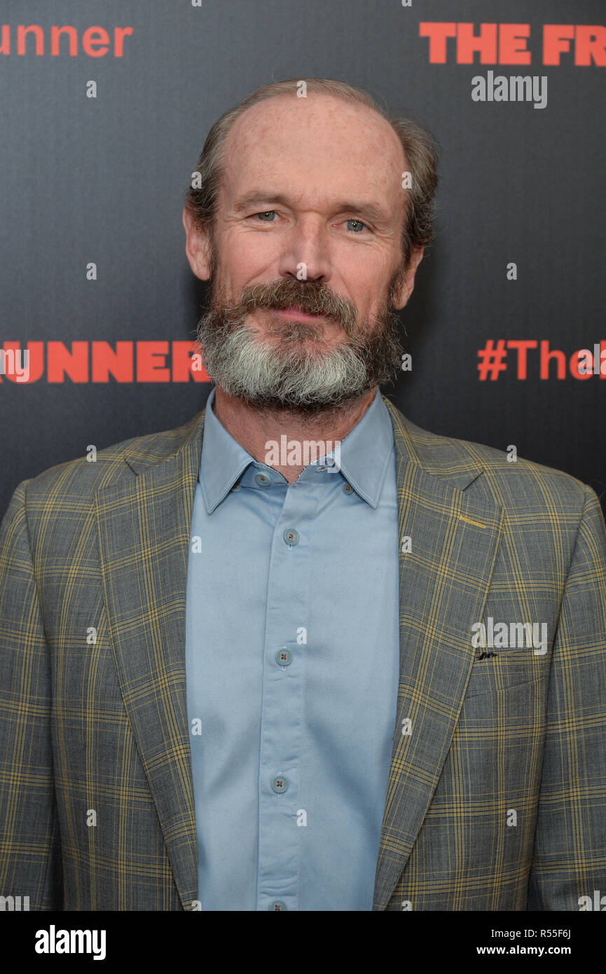 Toby Huss attends the New York premiere of 'The Front Runner' at the Museum of Modern Art on October 30, 2018 in New York City. Stock Photo