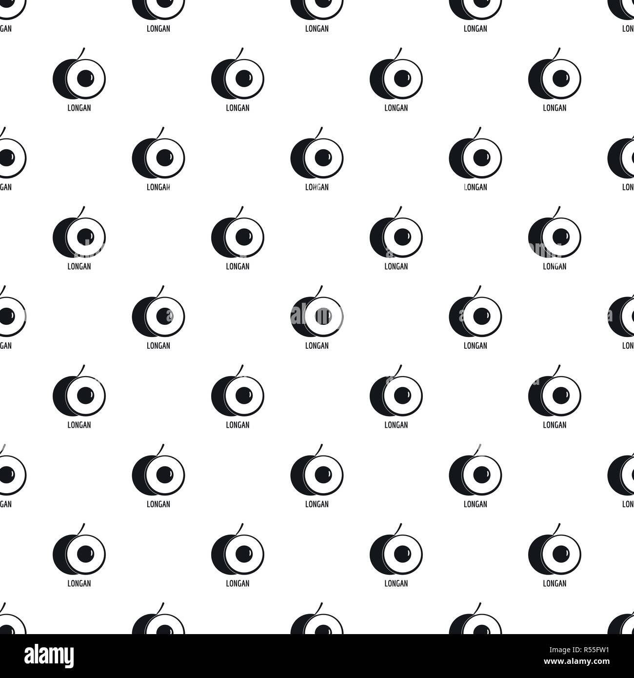 Longan pattern seamless vector repeat geometric for any web design Stock Vector
