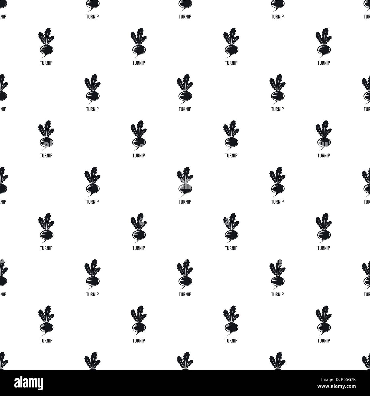 Turnip pattern seamless vector repeat geometric for any web design Stock Vector
