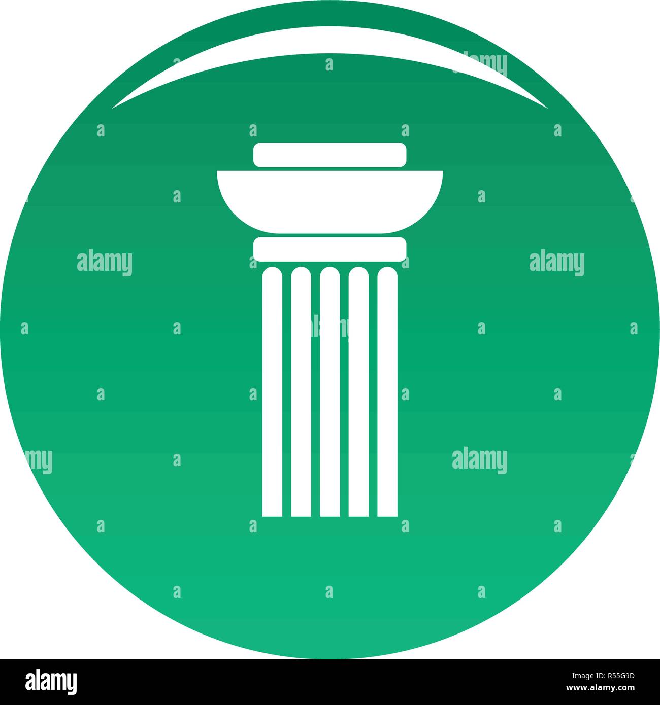 Continuous column icon. Simple illustration of continuous column vector ...