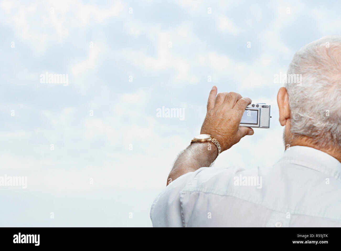 Rear view of a balding man hi-res stock photography and images - Alamy