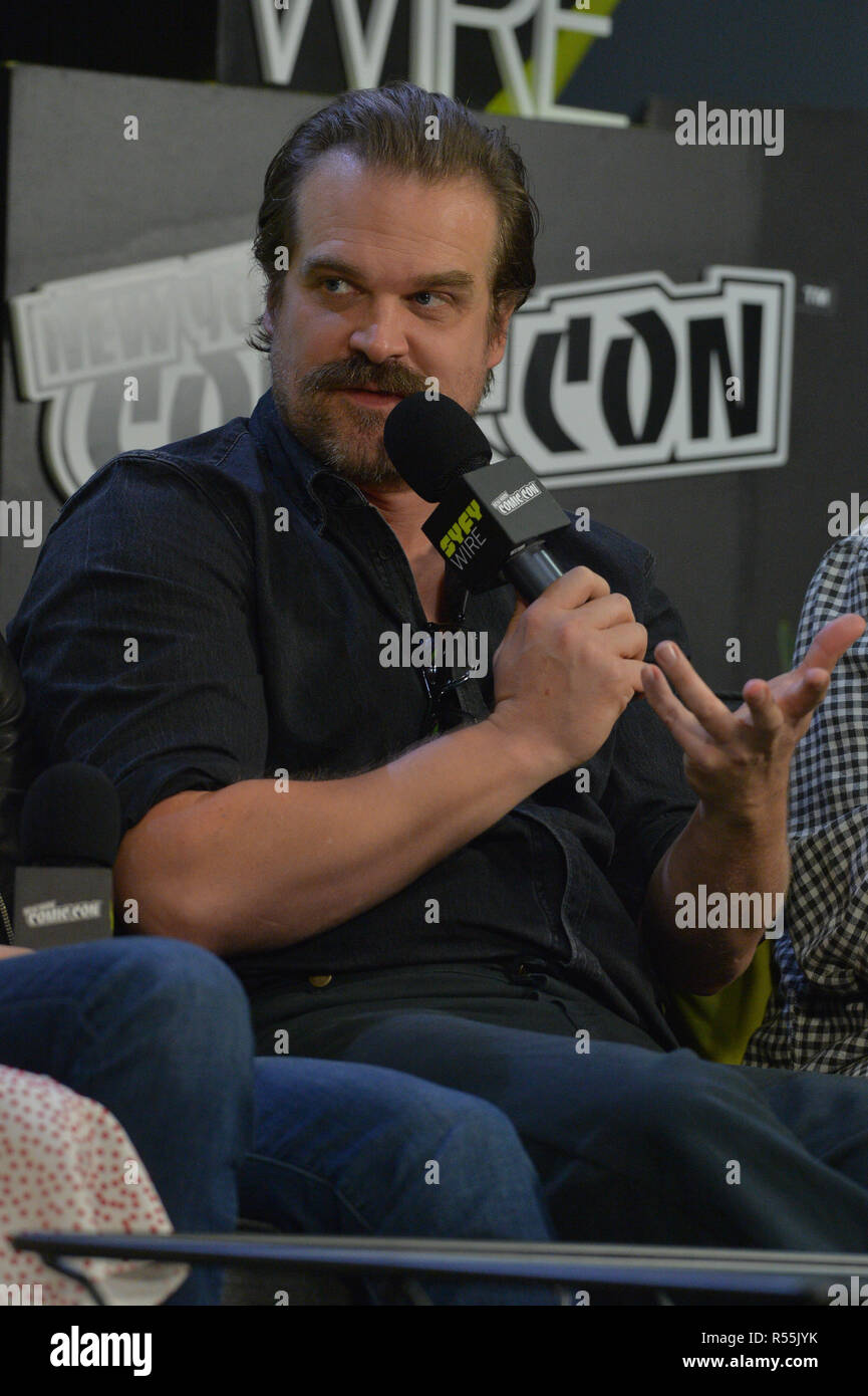 David harbour comic con hires stock photography and images Alamy