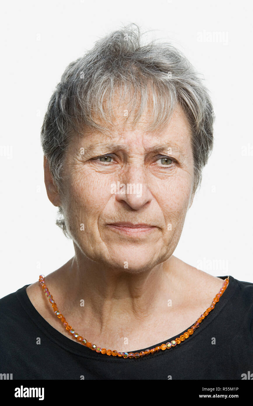Portrait of a mature adult woman Stock Photo