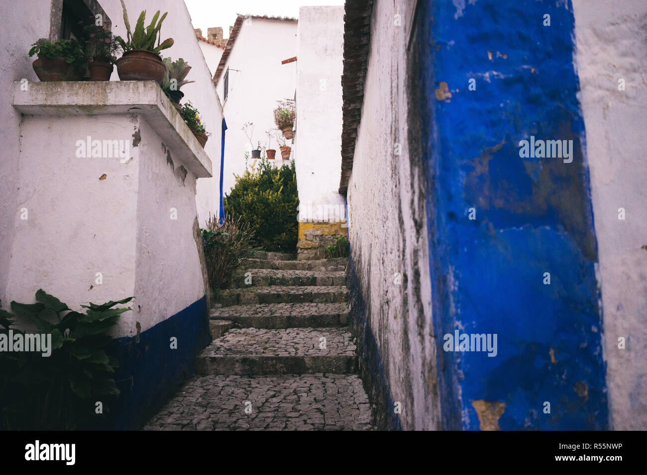 General Views Of Obidos Portugal During The Vila Natal Christmas Village Stock Photo Alamy