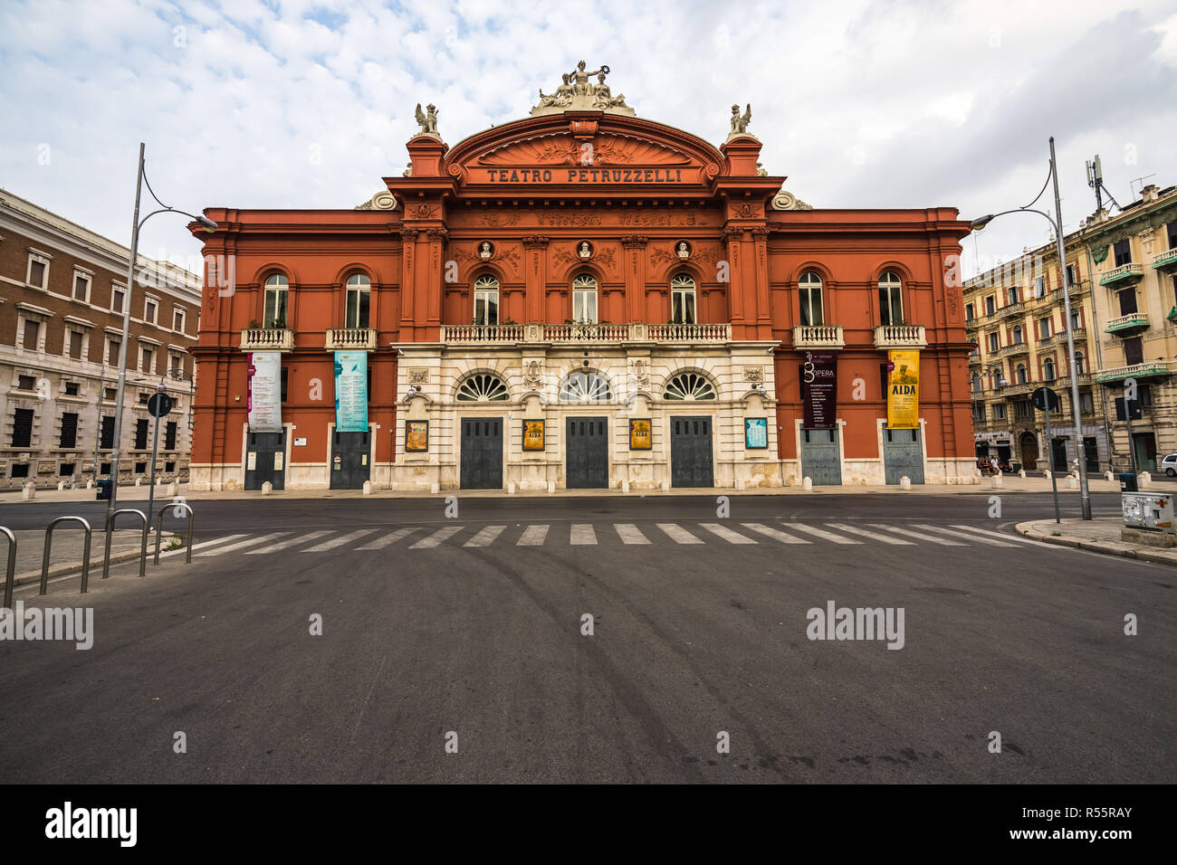 The Teatro Petruzzelli, the largest theatre of Bari and the fourth Italian  theatre by size. Bari, Apulia, Italy, August 2017 Stock Photo - Alamy