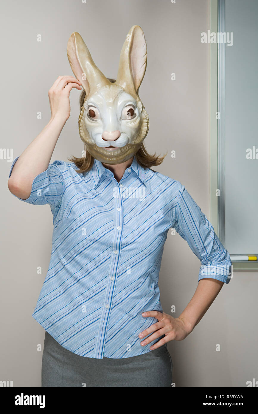 Office worker wearing mask Stock Photo - Alamy