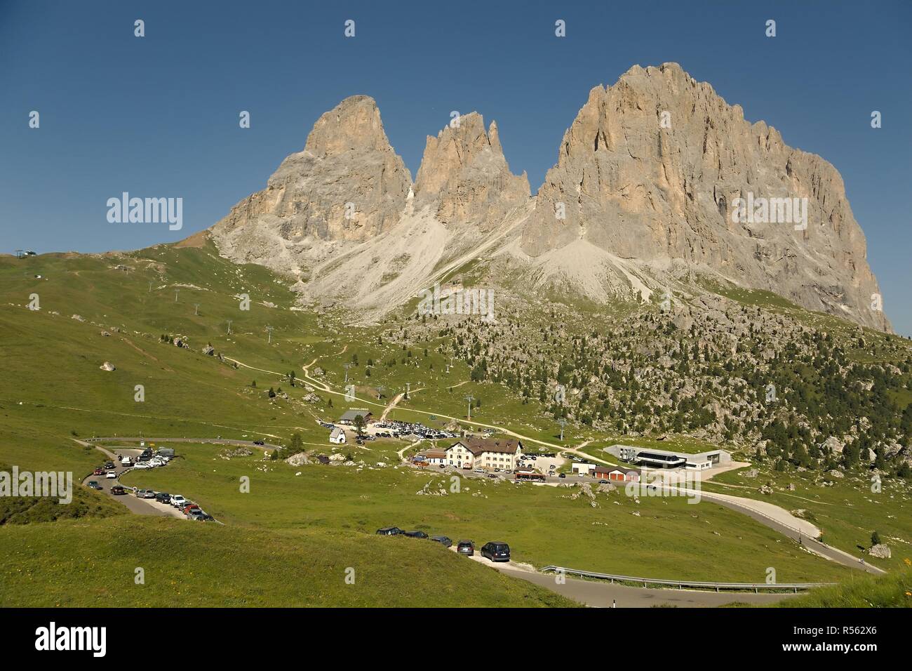 Dolomites Summer Landscape Stock Photo - Alamy