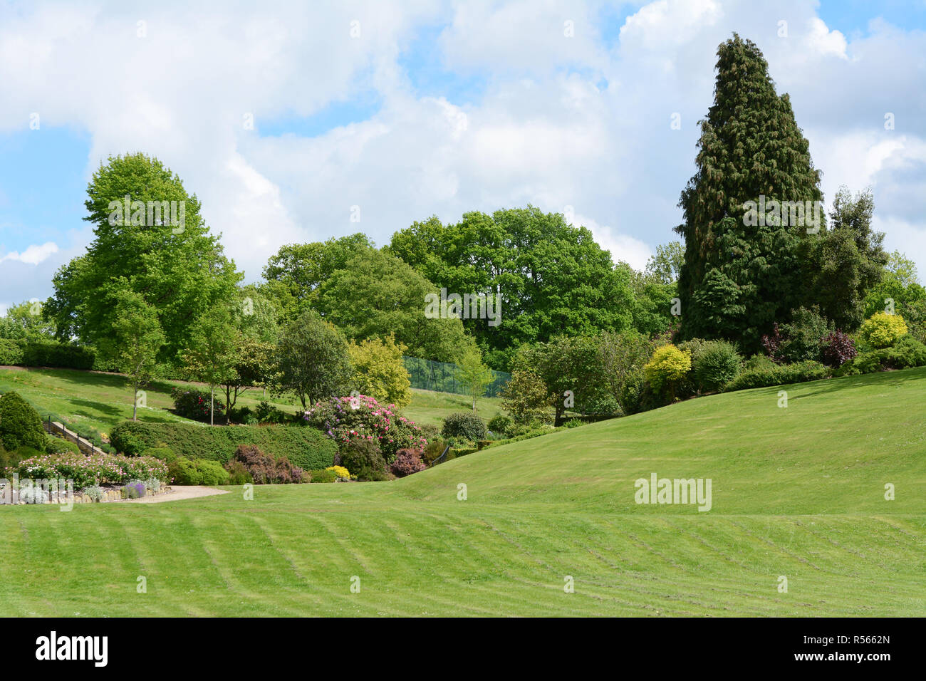 Calverley Grounds picturesque public park in Tunbridge Wells Stock