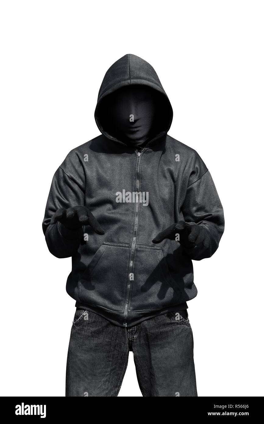 Hoodie wearing mask hi-res stock photography and images - Alamy