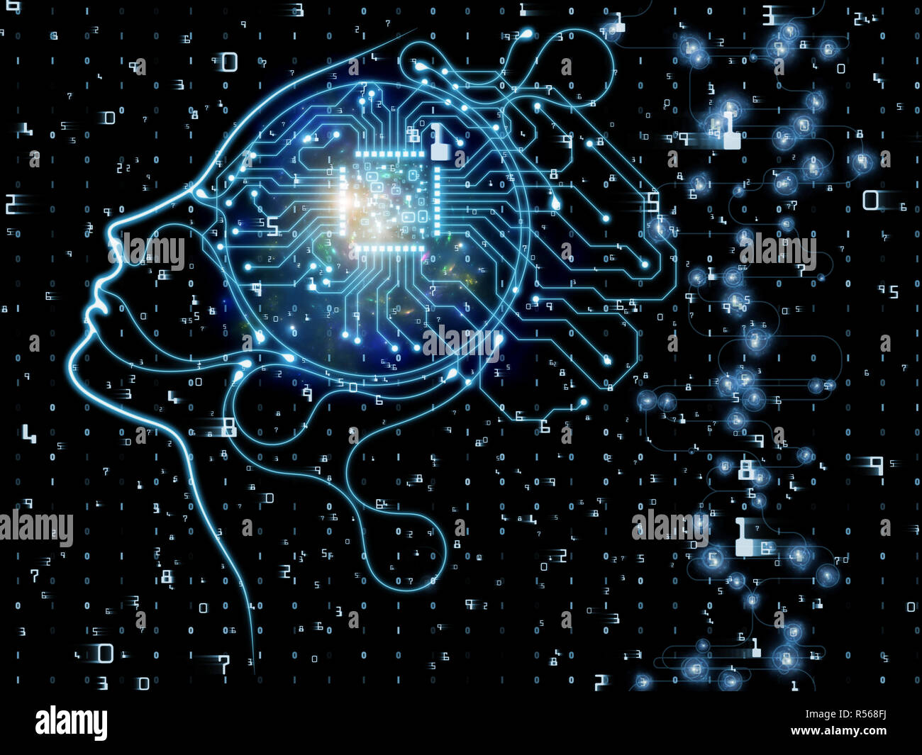 Inner Life of Machine Consciousness Stock Photo - Alamy