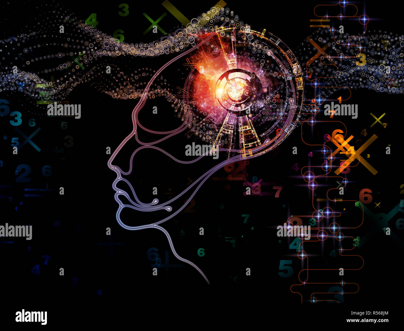 Machine Consciousness Metaphor Stock Photo Alamy
